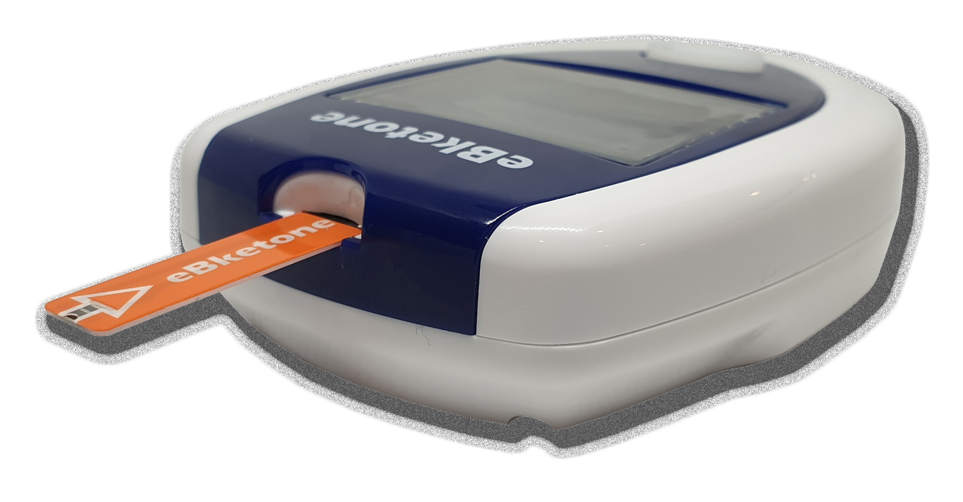 Blood Glucose Tester kit for diabetic blood sugar testing. Inckudes a meter, lancing gun, 50 lancets and 25 ketone tester strips. 