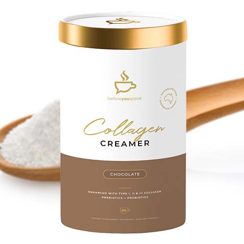 Collagen Creamer | Beforeyouspeak® Coffee Creamer - Chocolate 60 Serve