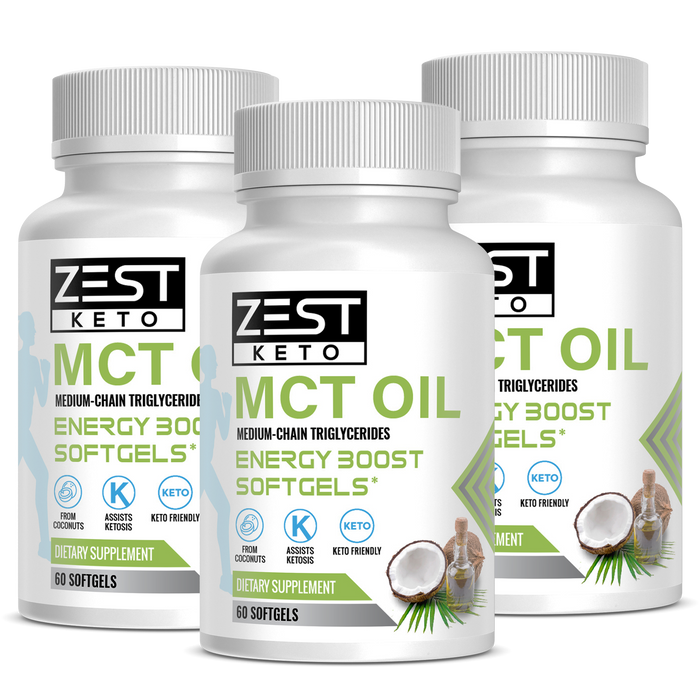 MCT Oil Energy SoftGels | Medium Chain Tryglycerides